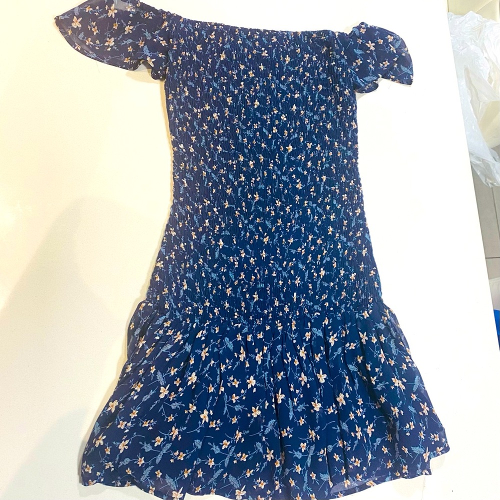 Fashion Nova 💙 Not So Subtle Smocked Mini Dress